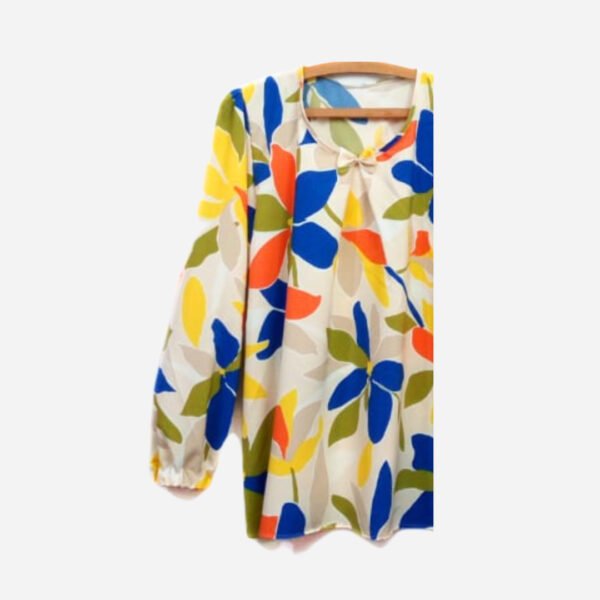 Colorful-Floral-Print-Blouse