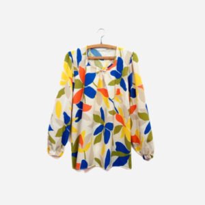 Colorful-Floral-Print-Blouse