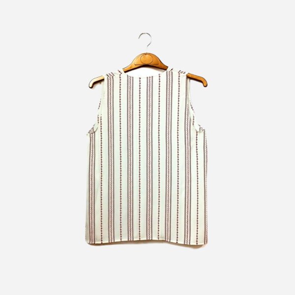 Sleeveless-Striped-Red-Top