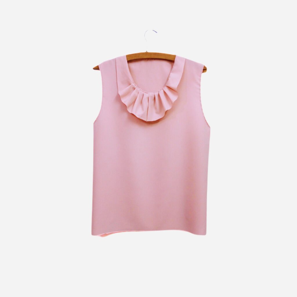 Elegant-Ruffled-Neckline-Top