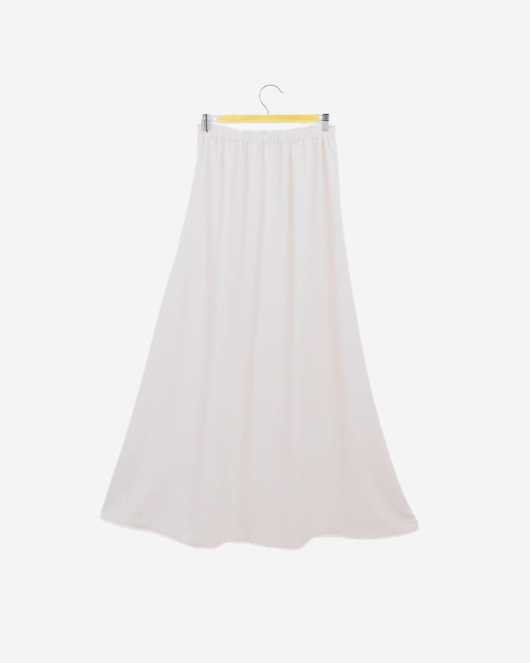 Asmaa Basha Light Beige Linen Modest Chic Skirt