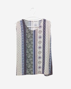 Asmaa Basha – Mosaic Cotton Top