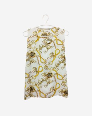 Asmaa Basha – Golden Charm Cotton Top