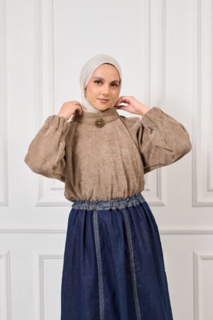Asmaa Basha - Cozy Beige Knit Sweater